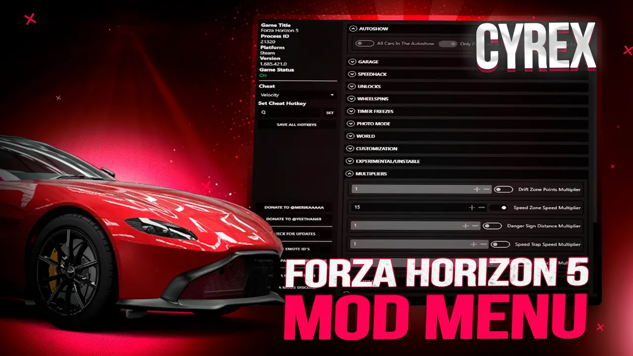 Forza Horizon 5 Mod Menu